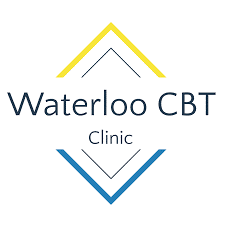 Waterloo CBT logo yellow and blue diamond