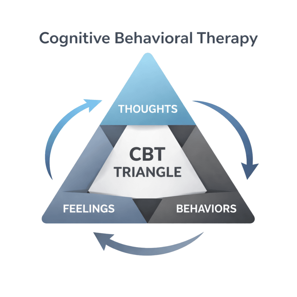 Picture of how CBT works